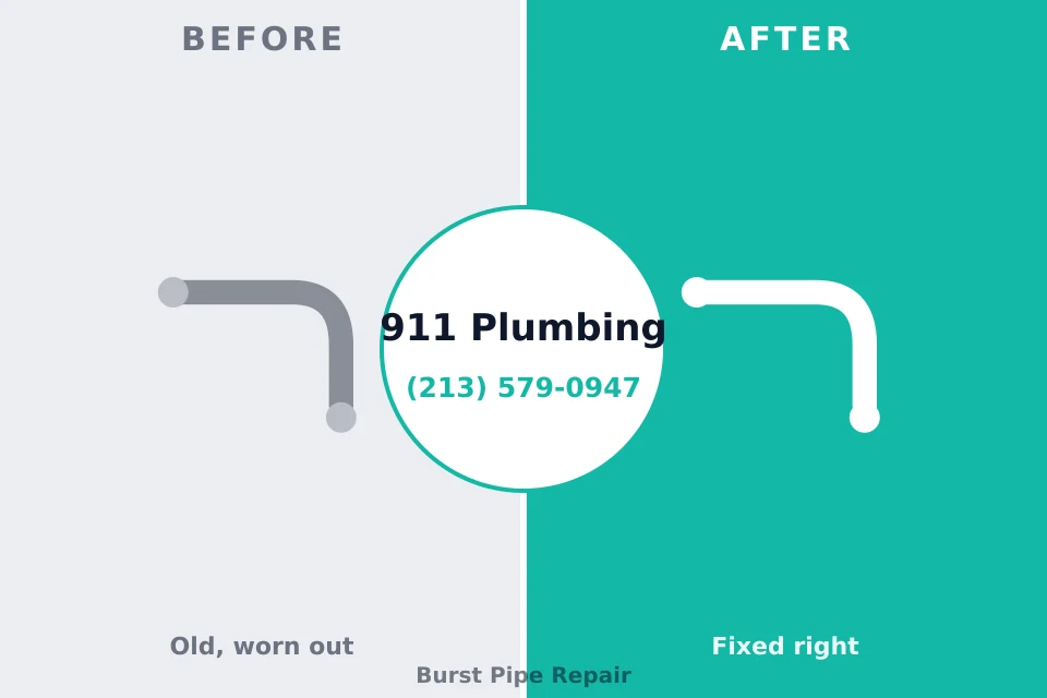 Before and after: plumbing company Horse Shoe, NC